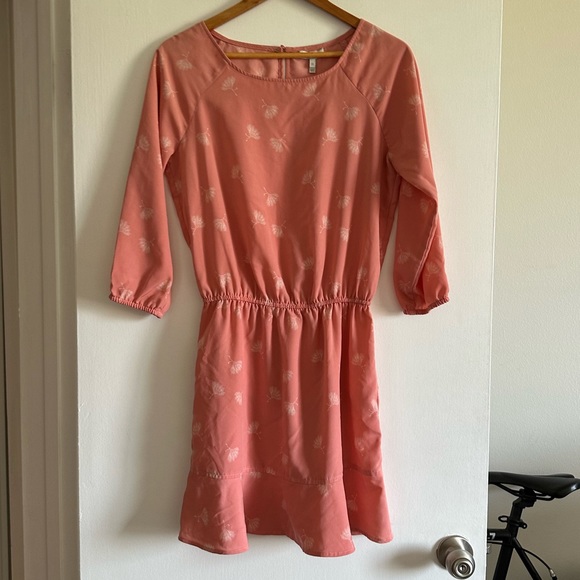 Joie Pink Kiss Arryn Printed Voile Designer Mini Dress Size XS EUC - Picture 2 of 8